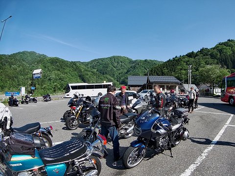 道の駅小谷で無事解散